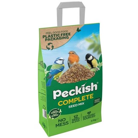 Peckish 3.5kg Complete Seed & Nut Mix Food Wild Bird High Energy No Mess