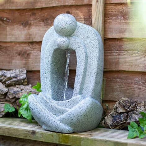 Easy Fountain Zen Pour LED Garden Water ...