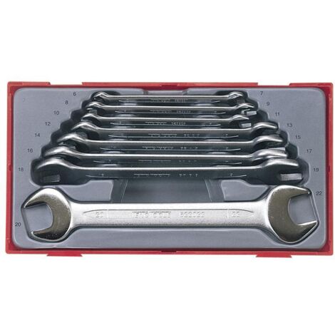 Teng TT6208 Metric Open End Spanner Set, 8 Piece TENTT6208 (1/3)