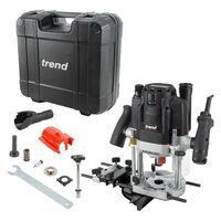 Trend T8EK 240V 1/2in Router 80mm Deep Plunge Cut 2200W Router Table Compatible