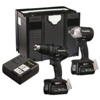 Panasonic EYC242LJ2G31 EYC242LJ2G31 Twin Pack 18V 2 x 5.0Ah Li-ion PANC242LJ