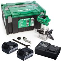 Hikoki M1808DAJ 1/4in Cordless Router Trimmer 18V 2 x 5.0Ah Li-ion Cased Kit