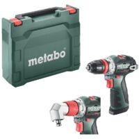 Metabo 12v PowerMaxx BS BL Q Brushless Drill Right Angle Screwdriver CASED Bare