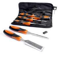 Vaunt 6 Piece Wood Chisel Set with Striking Cap in Storage Wallet V1414010