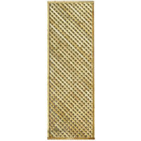 Zest 3 x Privacy Diamond Wooden Trellis 1.83m x 0.6m 2ft Garden Screen Support