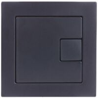 Roper Rhodes TR9028 Black Square Dual Flush Plate Button - TR9001 TR9002 TR9009