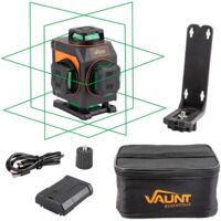 Vaunt E1503008 Green Beam Multi Line Laser 4 Plane Self Leveling 360 Line Lazer