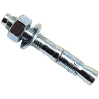Masonmate 0841ETA620105 Zinc Plated Through Bolt M16 x 105mm 25 MAMTBZM16105