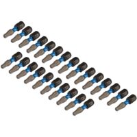 Draper T20X25MM IMPACT S/D BIT 25PK 05692 TX-STAR® Impact Screwdriver Bits, 1/4" Hex