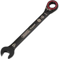 Draper 13MM REVERS. RATCHET SPANNER 03903 HI-TORQ® Metric Reversible Ratchet Combination Spanners, Black