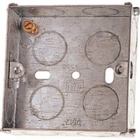 Dencon 8847NB Metal Back Box 1-Gang 25mm DCN8847NB