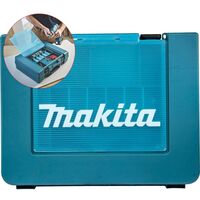 Makita 18v Tool Storage Carry Case Toolbox For Twin Pack Inc Organiser In Lid