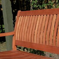 Rowlinson Willington Wooden Garden Park Patio Bench Seat Chair 3 Seater 1.5m
