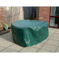 Draper 12913 Small Garden Patio Table Chairs Set Green Cover - 1500 x 900mm OC13