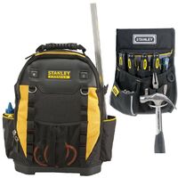 Stanley 1-95-611 FatMax Tool Bag Storage Backpack 1-96-181 Tool Pouch STA195611