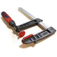 Bessey 400mm Cast Iron Screw Clamp and Anti Slip End Covers 40cm 400/175 TG40-2K