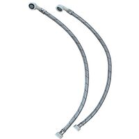 Water Softener Installation Hoses Steel Braided - Pair 3/4"" 0.8m Female Hoses
