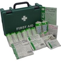 HSE Compliant First Aid Kit Suitable for 1-10 Person 54 Piece Small Set K10AECON