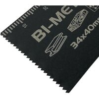 Oscillating BIM 34mm x 40mm Plunge Cut Multi Tool Saw Blade Bi-Metal Metal Wood