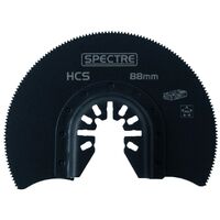 Oscillating HCS 88mm Round Segment Blade Multi Tool Saw Wood PVC Plastic Plaster