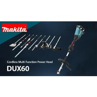 Makita DUX60PT2 Brushless 18v 36v Cordless Split Shaft Multi Tool Chainsaw + Ext