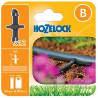 12 x Hozelock 2778 Straight Junction In Line Connector 4mm Micro Irrigation