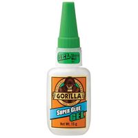 Gorilla Glue Super Glue 4044401 Superglue Gel 15g No Mess Easy to Apply GRGSGG15