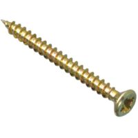 ForgeFix MPS3550Y Multi-Purpose Pozi Compatible Screw CSK ST ZYP 3.5 x 50mm Box 200 FORMPS3550Y