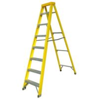 Zarges 300518 Fibreglass Swingback Steps Open, 2.15m Closed 2.38m 8 Rungs ZAR300518