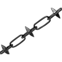 Spike Chain Black Japaned 6mm 5m Box