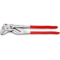 KNIPEX 86 03 400 Pliers Wrench XL pliers and a wrench in a single tool plastic coated chrome-plated 400 mm