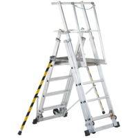 Zarges 41326 ZAP 1 Access Platform, Platform Height 1.0/1.3/1.6/1.8m 4 - 7 Rungs ZAR41326