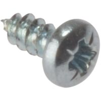 ForgeFix STPP124ZP Self-Tapping Screw Pozi Compatible Pan Head ZP 1/2in x 4 Box 200 FORSTP124Z