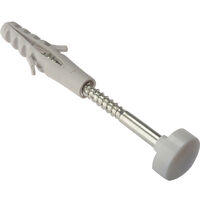 ForgeFix W.C. Fixing Kit White Cap M6 x 80mm (1 Pair) FORWCFK680
