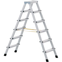 Zarges 41263 Anodised Double-Sided Steps, Open 0.71m 2 x 3 Rungs ZAR41263