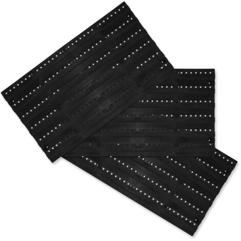Peg Small - Organizador de herramientas para pared, 3 paneles + 22 contenedores portaherramientas, montaje en pared