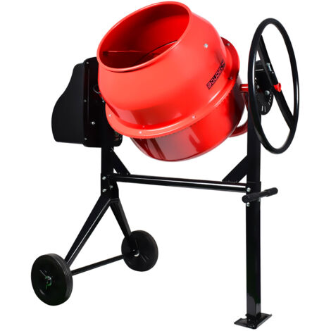 Hormigonera Eléctrica Boudech Beton 180 - 180 Litros, 800W, Ideal Para Cemento, Mortero Y Yeso