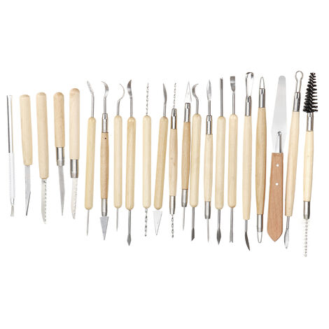 OUTIL COUPE ARGILE FIL DROIT MUDTOOLS - outils de sculpture - Cigale et