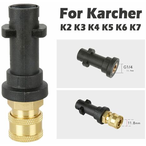 Raccord Rapide Extension de Tuyau Pulvérisateurs 1/4 '' Pour Karcher K2 K3 