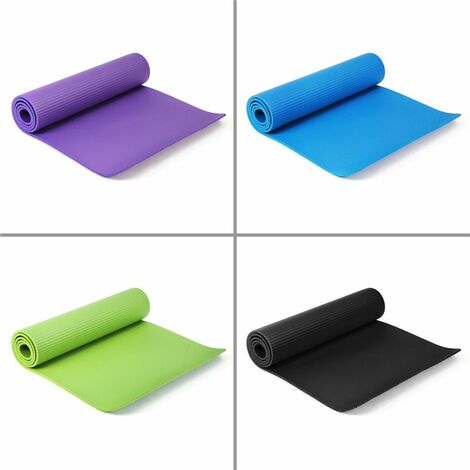 1,5 cm d'épaisseur vert tapis de yoga exercice entraînement Pilates Gym Tapis antidérapante sit ups 