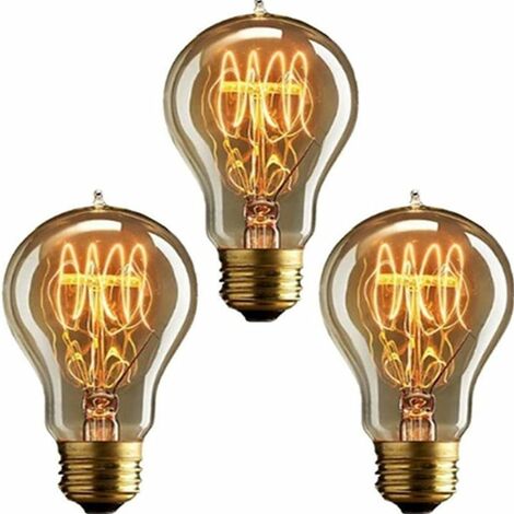E27 3W 40W 220V Lampe Edison Industrielle Vintage antique Filament Ampoule