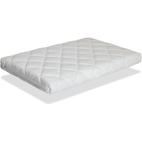 Matelas Bebe Berceau 80x40 Epaisseur 7 Cm Mini Caramel Noyau En Mousse Perfore Et Respirant Dormalit