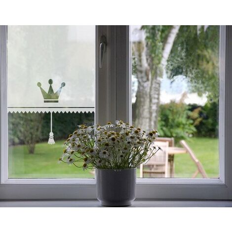 Sichtschutzfolie Milchglas Katze casa.pro statisch Fenster 67,5 cm x 2 m 
