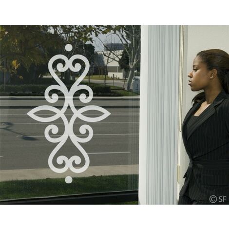 Sichtschutzfolie Fenster Ornament: Maßanfertigung