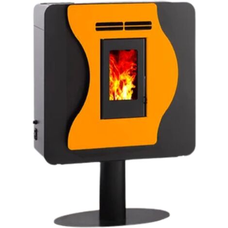 Interstoves – Poêle à granulés étanche 5.6 kW – Flamme Verte 7 étoiles – Compact pour petits espaces – Programmation hebdomadaire (1/5)