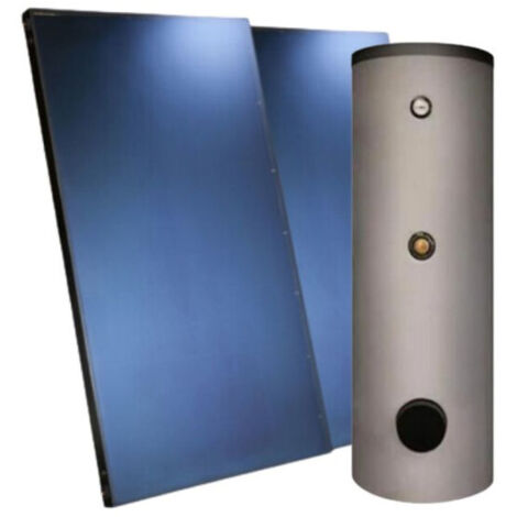 Sunny Habitat – Chauffe-eau solaire individuel 300L – Double serpentins – Capteur M25 2,43 m² – Aluminium traité anti-corrosion