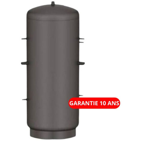 Sunny Habitat – Ballon tampon 200L – Capacité 200L – Isolation 50mm – Température max 100°C – Installation facile avec piquages internes