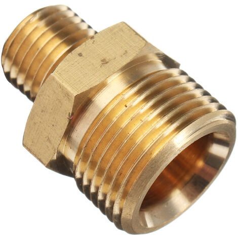 Adaptateur Karcher Universel Adaptateur Nettoyeur Haute Pression T&F - M22 Vers M22/3/8/1/4 - Laiton - 4500 PSI Raccord Pour Flexible Kärcher