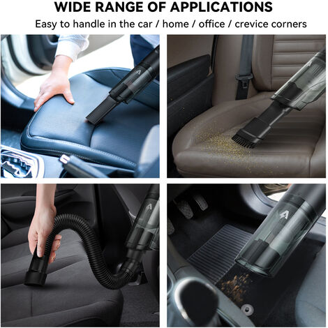 Souffleur de poussière électrique pour voiture Souffleur de poussière axé  sur les résultats Voiture Home Mini Rechargeable humide Dry Duster