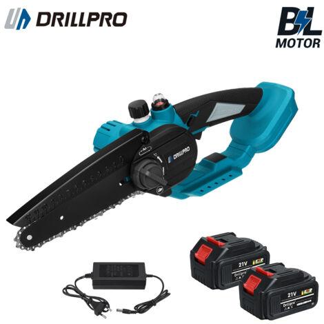 Fraise à Neige Sans Fil 21V - Moteur Brushless 1000W, Largeur 40 Cm, Hauteur 20 Cm, Portée 10 M, 2 Batteries 2,0 Ah
